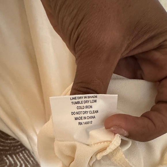 NWT SELFIE LESLIE Irena Twist Bust Short Sleeve Dress Oyster size XL-XXL - Picture 10 of 10